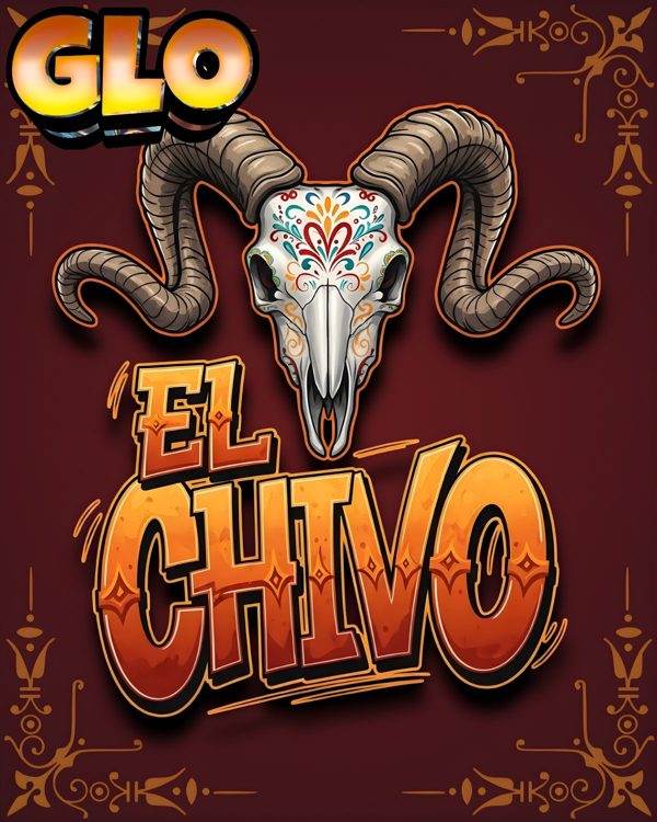 GLO El Chivo label art