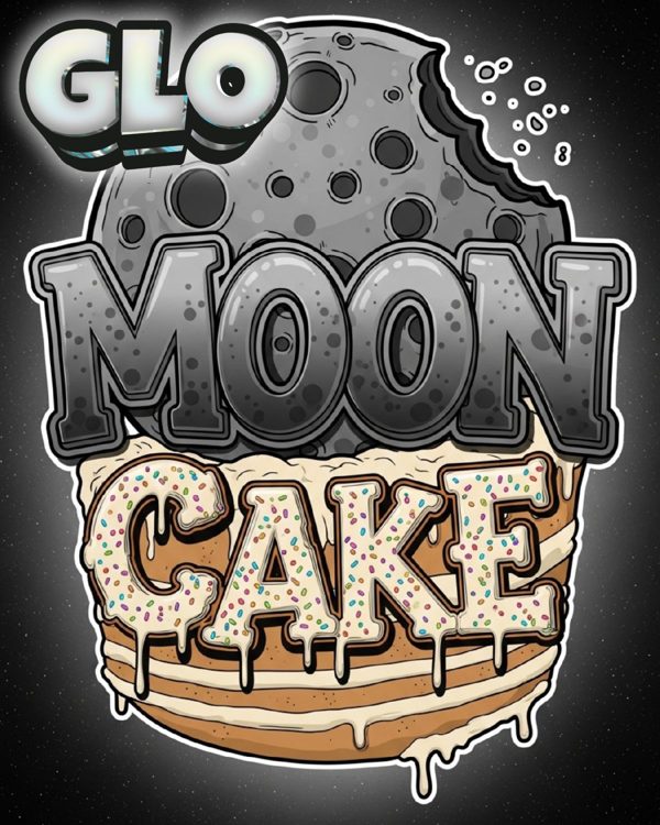 GLO Mooncake label art