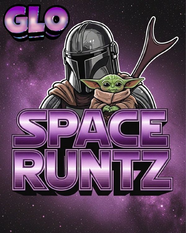 GLO Space Runtz label art